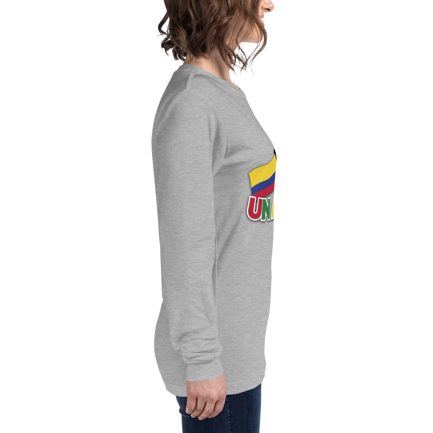 Unisex Long Sleeve Tee - One Love Colombia & Palestine